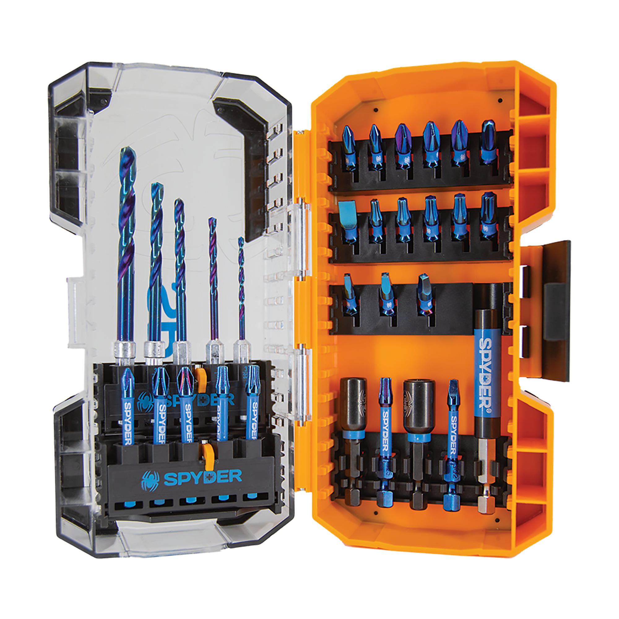 SPYDER Stinger™ Mach-Blue™, 30-Piece Drill And Impact Driver Bit Kit, Included (qty.) 30 Model# 19032
